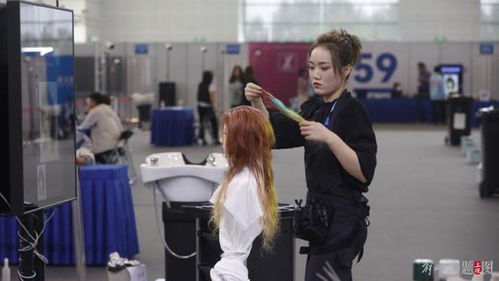 直擊天津國賽精彩瞬間 美容 烘焙 健康照護等服務類項目成觀賽熱門